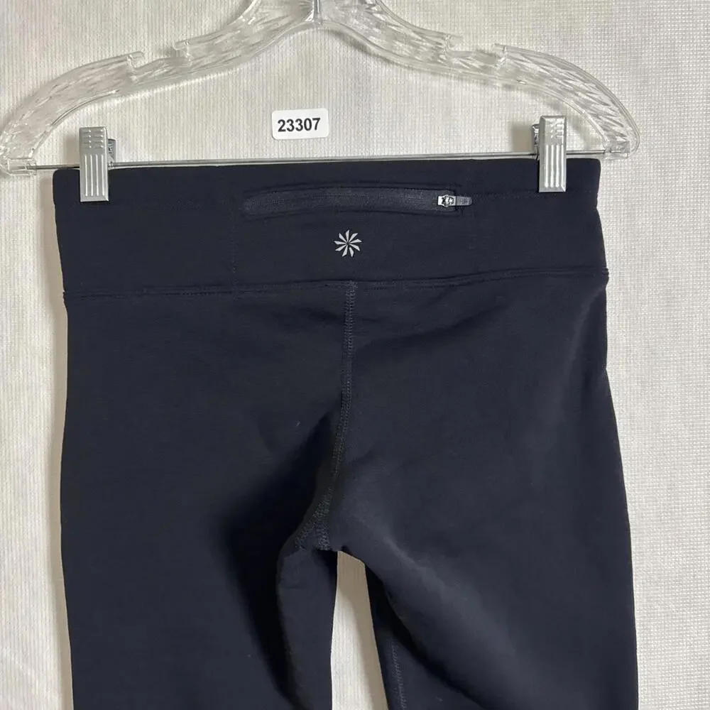 Athleta Women's Size XS Black Altitude PolarTech Mid-Rise Skinny Pants - Picture 4 of 13